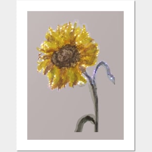 Cute sunflower Posters and Art